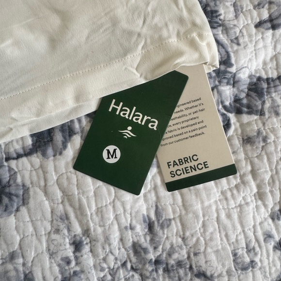 NEW Halara White High Waisted Side Zipper 2-in-1 A Line Mini Casual Skort Skirt - Picture 4 of 14